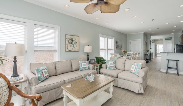 SERENITY BY THE SEA! LARGE LUXURY CONDO WITH ELEVATOR ON CAROLINA BEACH