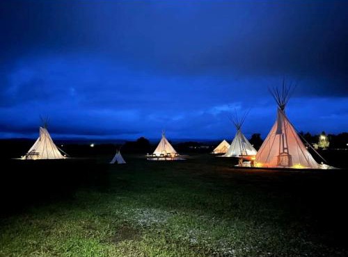 Serenity Meets Style: Original Tipi Glamping in Fort Washakie, WY