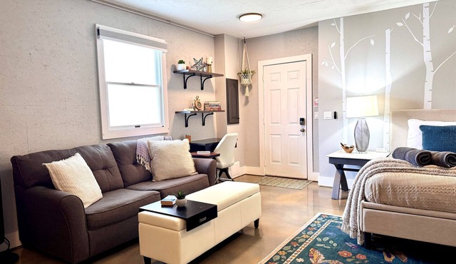 Set on peaceful 5 acres, 5 min. from town, Private Building, Level 2 EV Charger