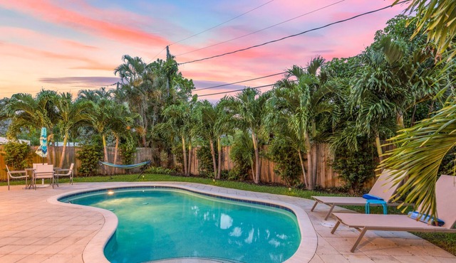 ☀️‼️SET YOUR RATE! MAKE AN OFFER & STAY HERE! 🏝 HEATED POOL, 10 MINS TO BEACH!