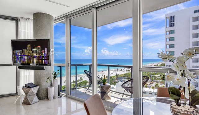 SETAI, Miami Beach, luxury private 2bedroom 2bath ocean view condo.