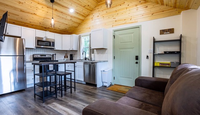 Settle in at the Petite Retreat.