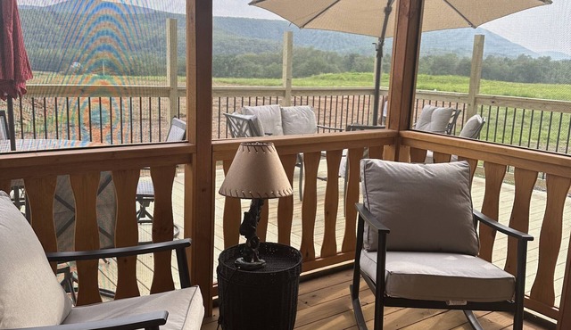 Seven Mtn Vista FirePit Hammock Deck Private