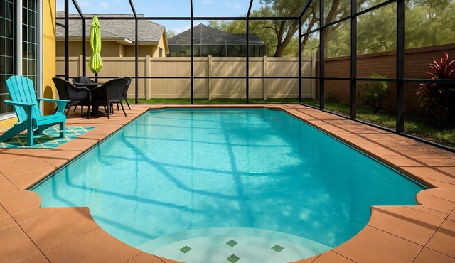 Shadow Bay Luxe Home with a Private Screened Pool near Universal Studios.