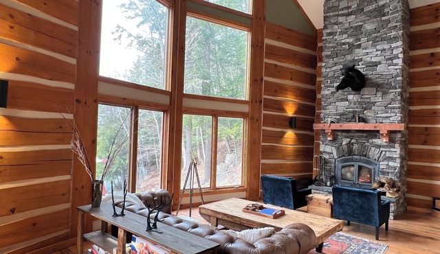 Shangri-Log: Cabin on Moose Lake with Sauna, Hot Tub, Dock