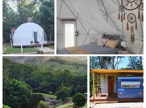 Shanlyn Farm Off Grid Domes and Vintage Caravan