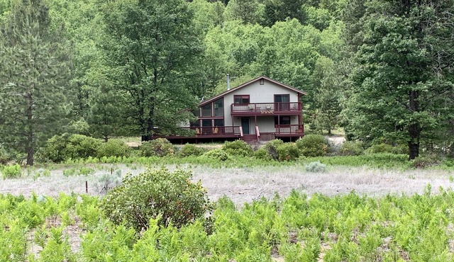 Shasta Retreat on 35 Acres, Panoramic Mountain Views, Hot tub, Sauna, Starlink