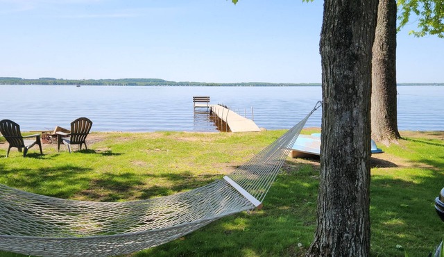 Shawano Lake Cottage. Great Beach. Directly on the Lake