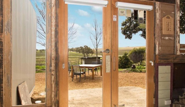 Shed bed at Clare Valley Luxury Vineyard Stay
