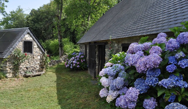 SHEEPFOLD PANORAMIC VIEW ON THE VALLEY OF ARGELES AND MOUNTAINS