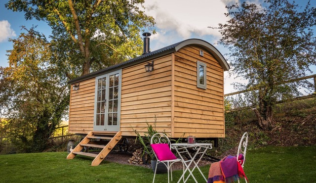 Shepherd's Hut heaven - a cosy retreat with kitchen and bathroom!