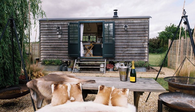 Shepherd's Hut- Hot Tub- Wellness Spa- Wood Burner