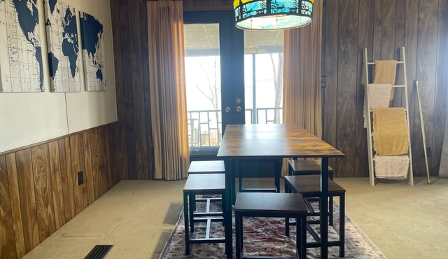Short walk to the marina, lake views, plenty of parking for trailers or RVs