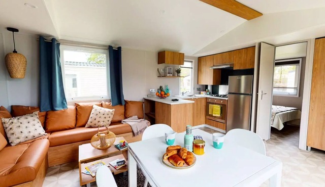 Siblu – Good Anse Beach * - Mobil home Wellness 3 hp Premium with air conditioning 8 people