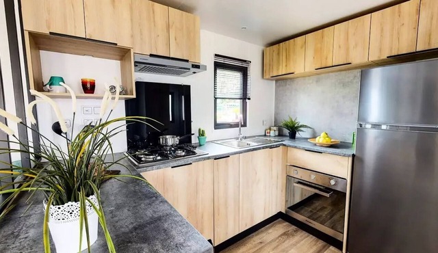 Siblu – The Reserve * - Mobil home Serenity 3 hp Premium with air conditioning 8 people