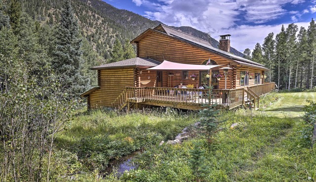 Silver Plume Mountain Haven with Views & Deck!