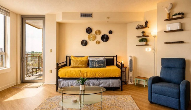 Silver Spring DC Metro 2BR Rooftop Gym LuxePad