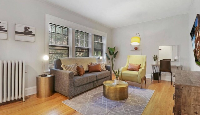 Simple and Roomy 1BR Apt in Evanston