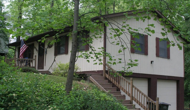 Simple Cottage Set in the Woods by Lake Michigan