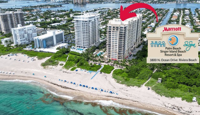 Singer Island Palm Beach Marriott: 2 BDRM/2 BATH Condo +Resort Access 16th Floor