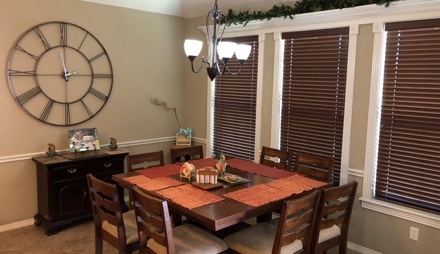 Single family, one-story home. 3 bedroom and 2 full baths.