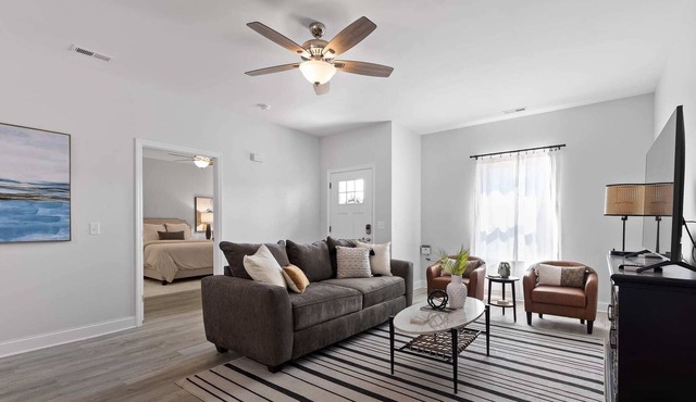 Single level 3BR ranch with an EV charger!