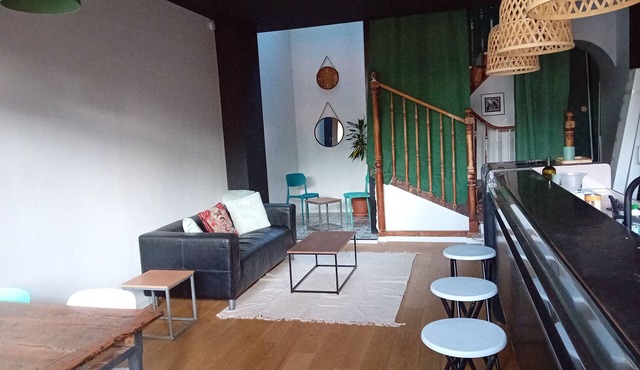 Single room in a former town bar in the city center