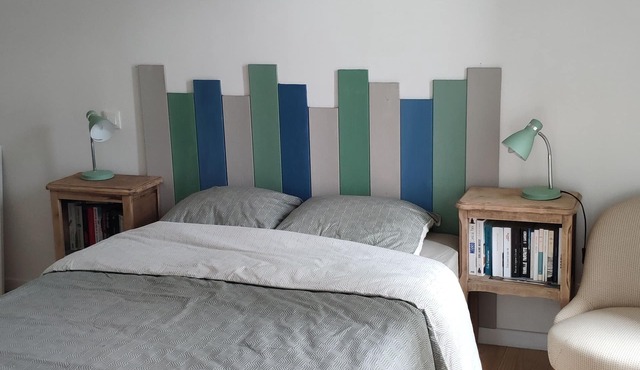 Single-storey apartment 2 steps from the market and the pedestrian street of St Pierre