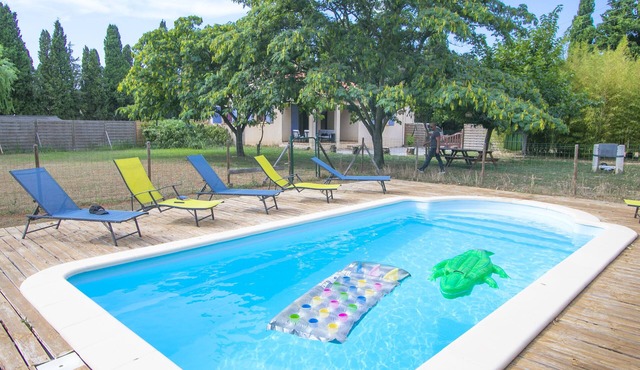 single-storey villa in the countryside