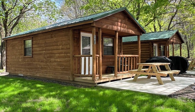 Sister Lakes of Michigan Glamping Cabin #3