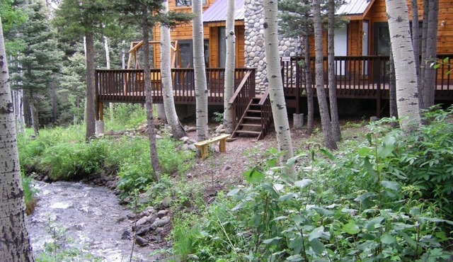 Sit on Your Deck in an Alpine Forest & Next to Mountain Stream
