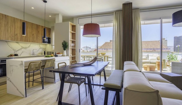 Sitges Spaces Mediterranean Penthouse-2 B.R./2 Baths/Terrace- Up to 4 People