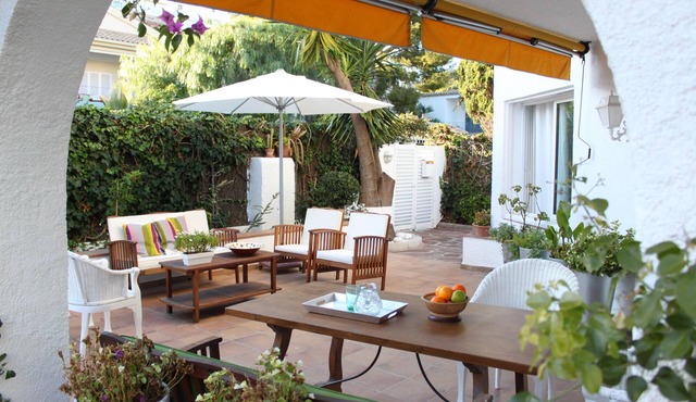 Sitges villa just 2 minutes walk from the beach.