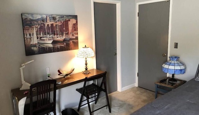 Sitting on the dock on the Bay