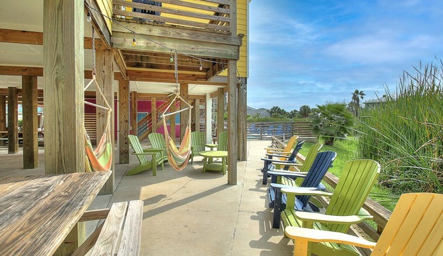 Situated on the stock pond at Ocean Village, adjacent to the neighborhood pool a