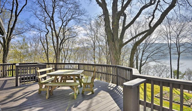 Skaneateles Lake Home Water Views and Private Beach