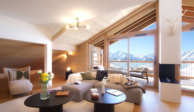 Ski aux pieds | Superbe T4 de 100m² + cheminée