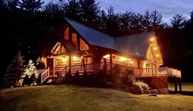 Ski Gore Visit Lake George Amazing Winter Festivals at this beautiful log cabin