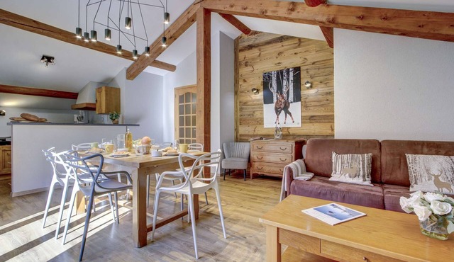 Ski In/out overlooking the slopes of Le Pléney