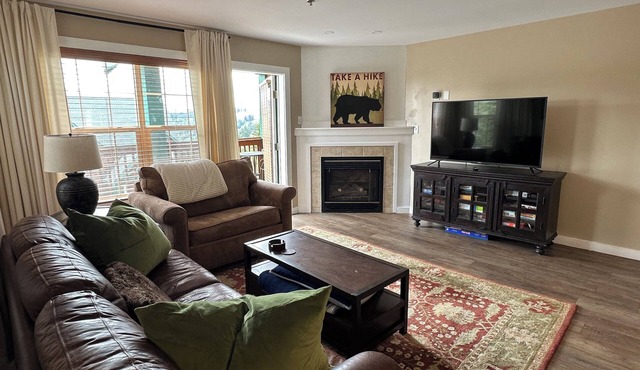 Ski-in/out, pet/kid-friendly, slope side townhouse