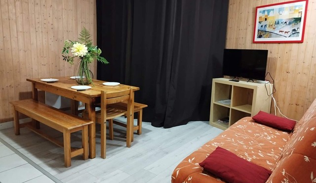 Ski-In/Ski-Out 3-Room Apt, Sleeps 8, Near Shops & Sports Center in Orcières