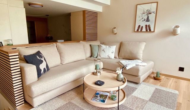 Ski-in/ski-out: 2.5-room apartment directly at the valley station in Savognin