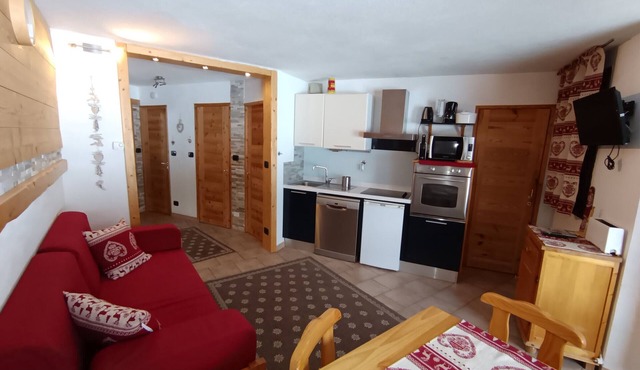 Ski-in/ski-out apartment with terrace, pets allowed, 6 pers.