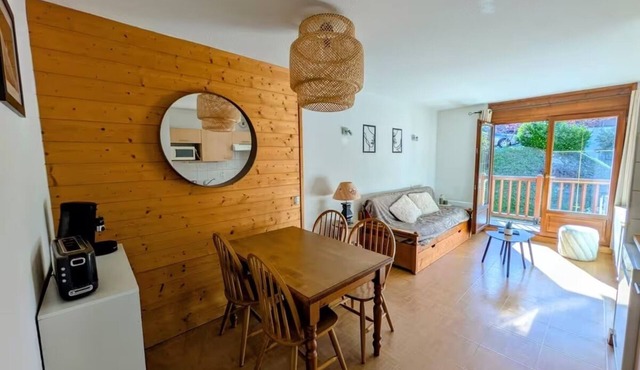 Ski in/ski out apartment & swimming pool - Flumet