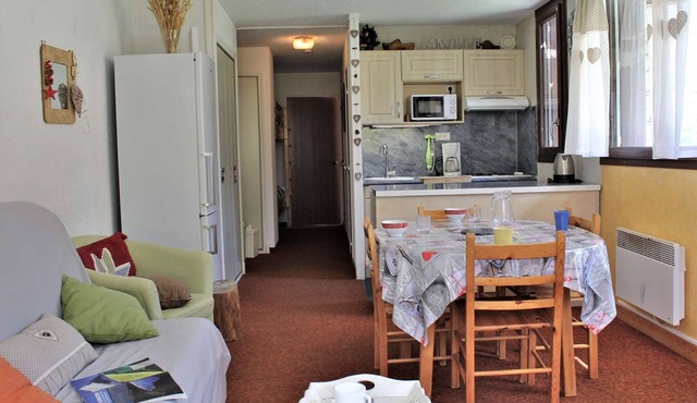 Ski-in/Ski-out Apartment with Terrace, 6 Sleeps, South-Facing, 2 BR, Near Parking