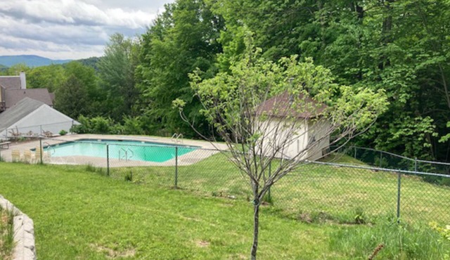 Ski-in/ski-out condo near the slopes with pool, fast WiFi & garden-level patio