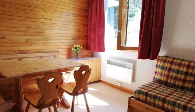 Ski-in/ski-out & foot of the slopes, 2nd floor, view mountain, balcony, tv, ski locker, 32m²
