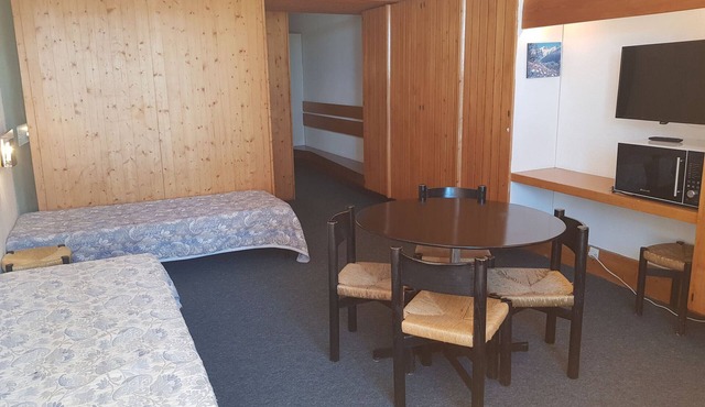 Ski-in studio Arc 1600, 4 pers, pets allowed