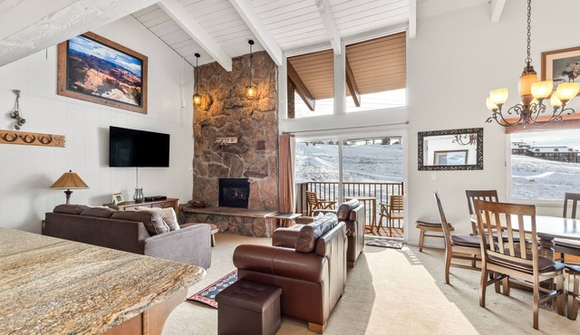 Ski-In/Walk-Out 3BR Condo w/Vaulted Ceilings!