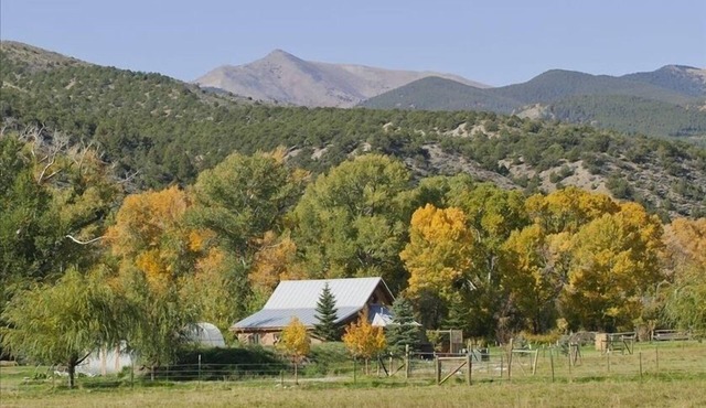 Ski Monarch, WiFi, pets, hot tub, pond, trout stream on 35 acres , sleeps 4